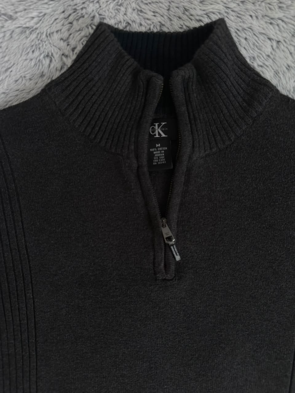 Pull demi zippé CALVIN KLEIN Taille M Spot-Chic