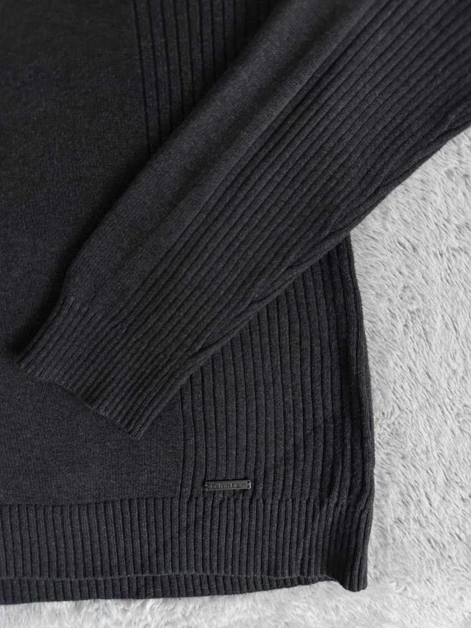 Pull demi zippé CALVIN KLEIN Taille M Spot-Chic