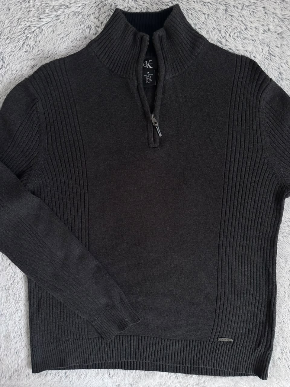 Pull demi zippé CALVIN KLEIN Taille M Spot-Chic