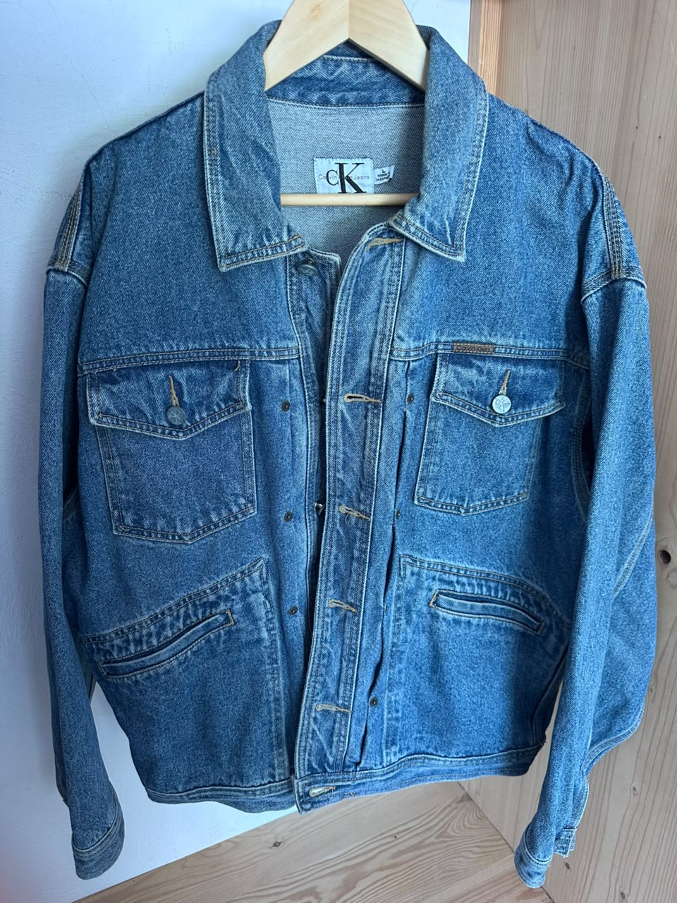 Veste jean CALVIN KLEIN Taille L Spot-Chic