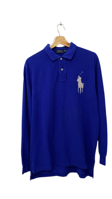 Polo RALPH LAUREN manche longue Taille M/L Spot-Chic