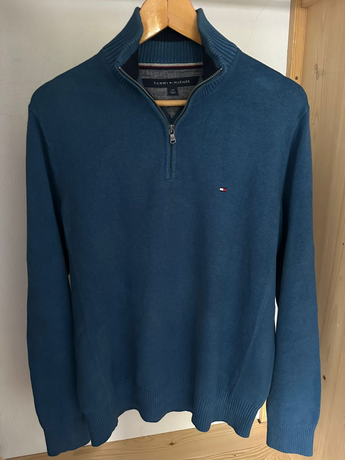 Pull demi zippé TOMMY HILFIGER Taille M Spot-Chic