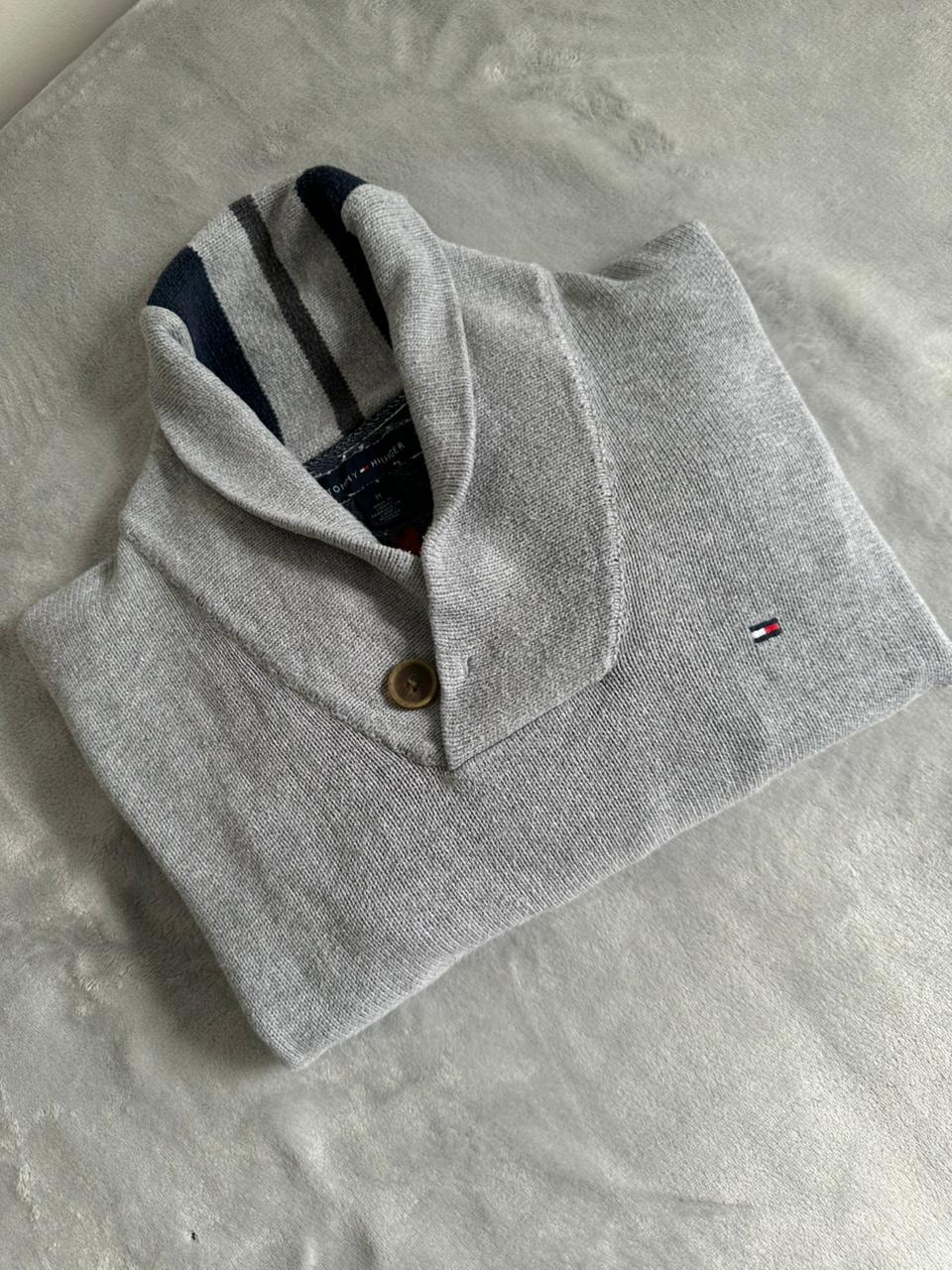 Pull demi boutonnée TOMMY HILFIGER Taille M Spot-Chic