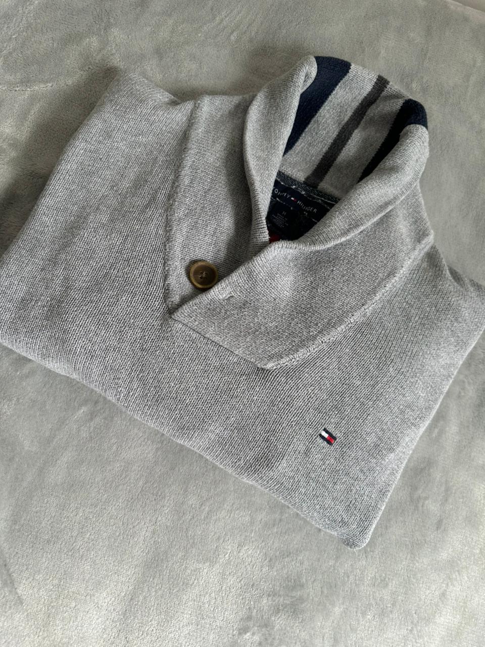 Pull demi boutonnée TOMMY HILFIGER Taille M Spot-Chic