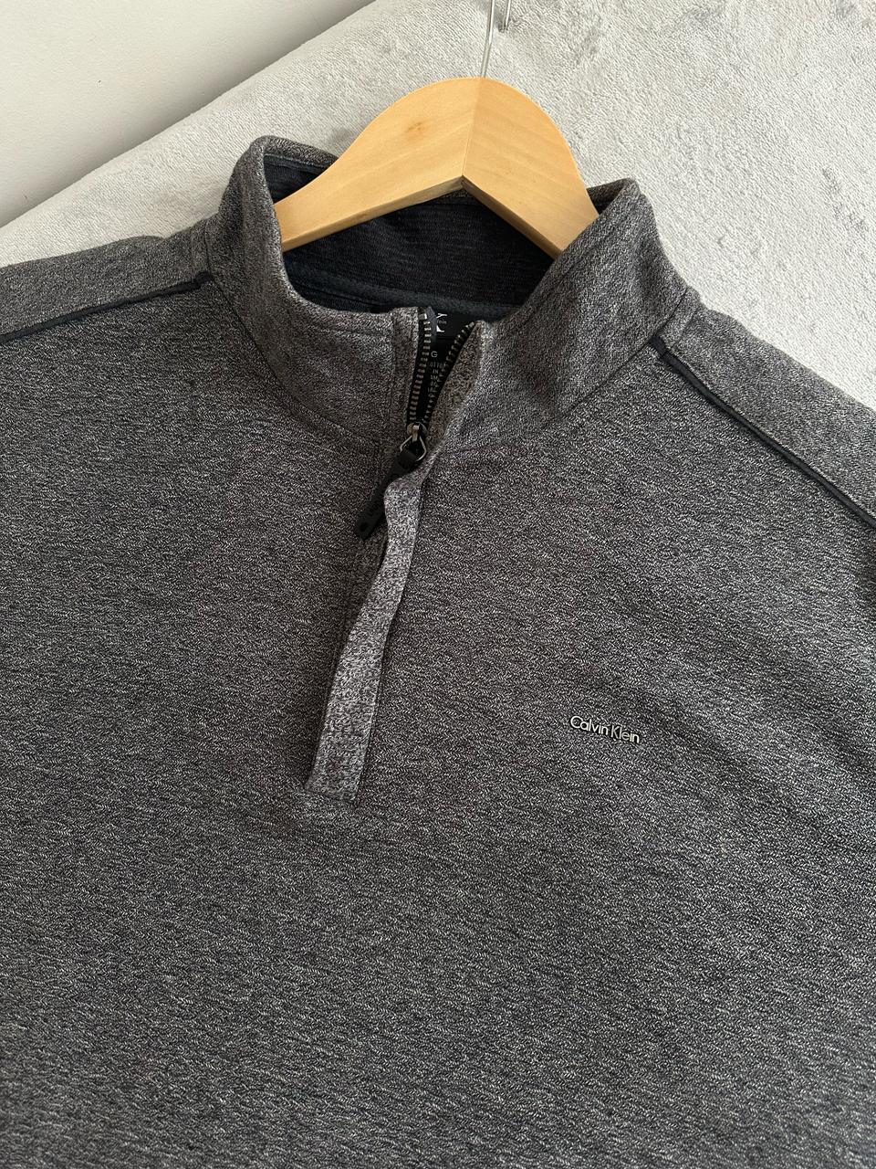 Pull demi zippé CALVIN KLEIN Taille L Spot-Chic