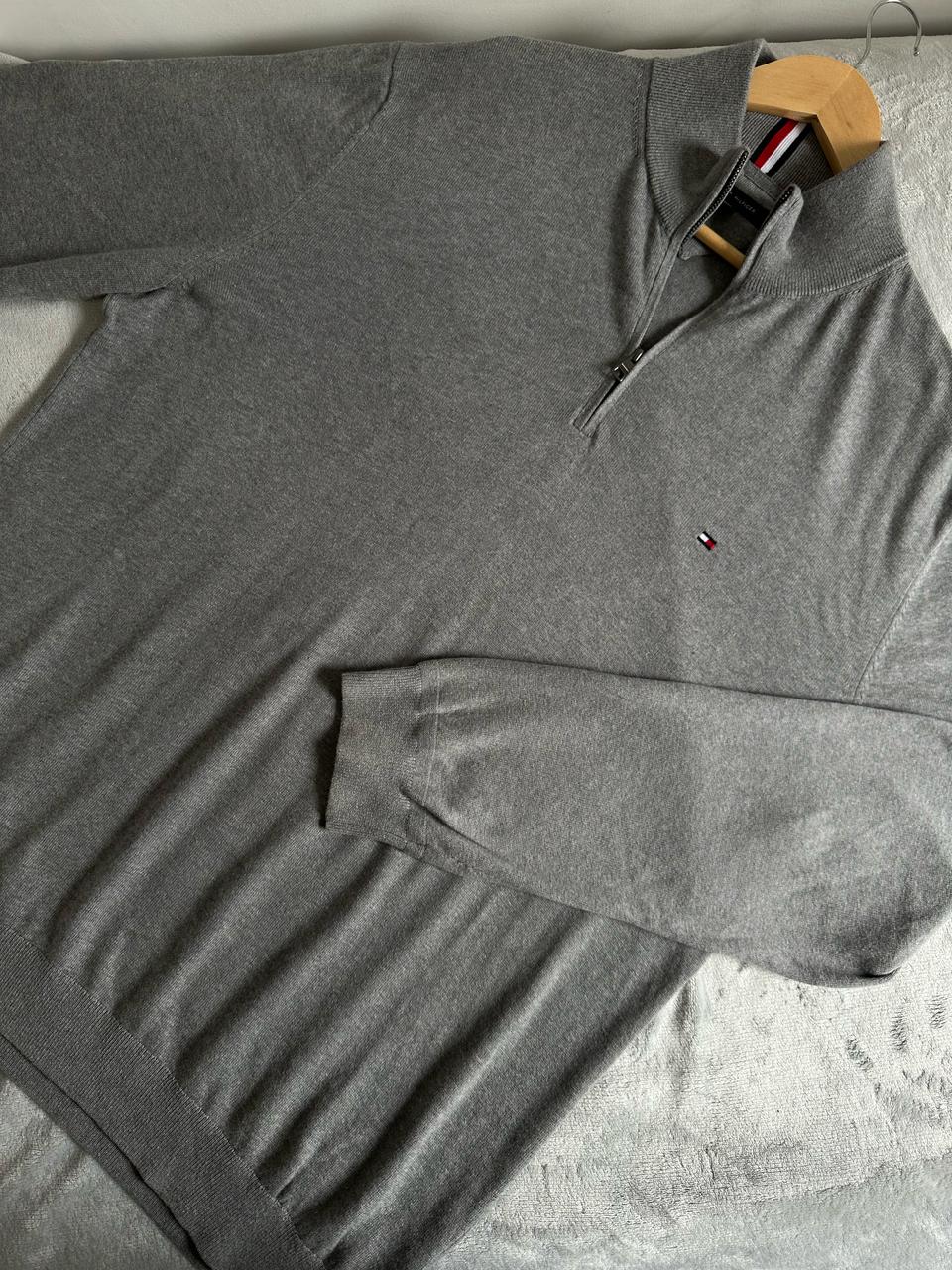 Pull demi zippé TOMMY HILFIGER Taille XXL Spot-Chic
