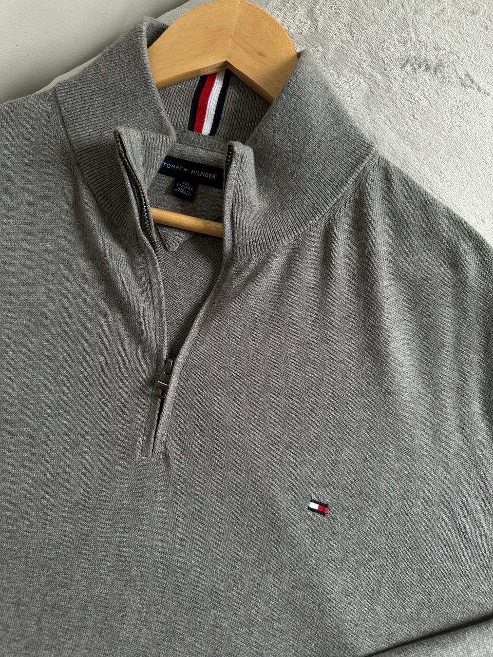 Pull demi zippé TOMMY HILFIGER Taille XXL Spot-Chic