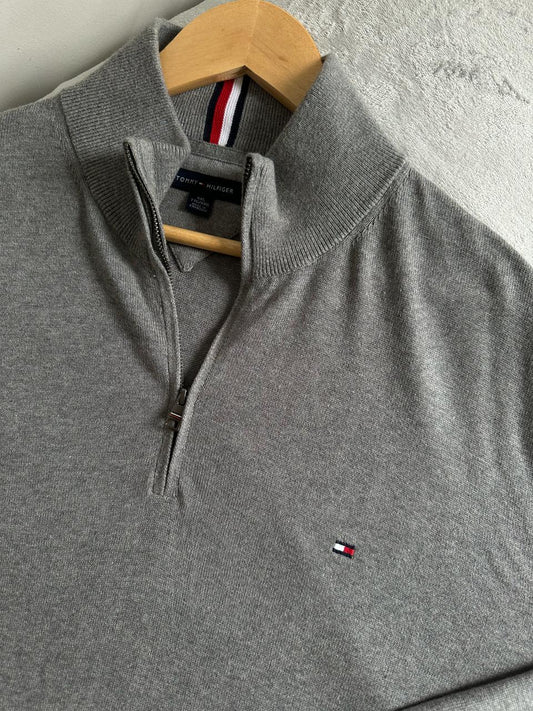 Pull demi zippé TOMMY HILFIGER Taille XXL Spot-Chic