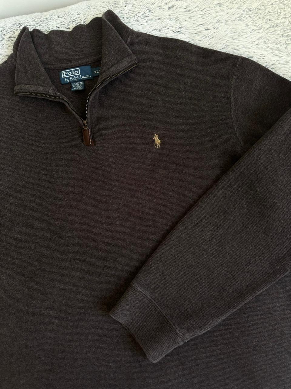 Pull demi zippé RALPH LAUREN Taille XL Spot-Chic