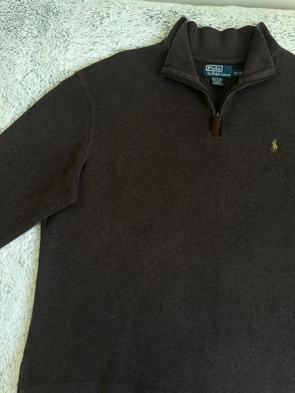 Pull demi zippé RALPH LAUREN Taille XL Spot-Chic