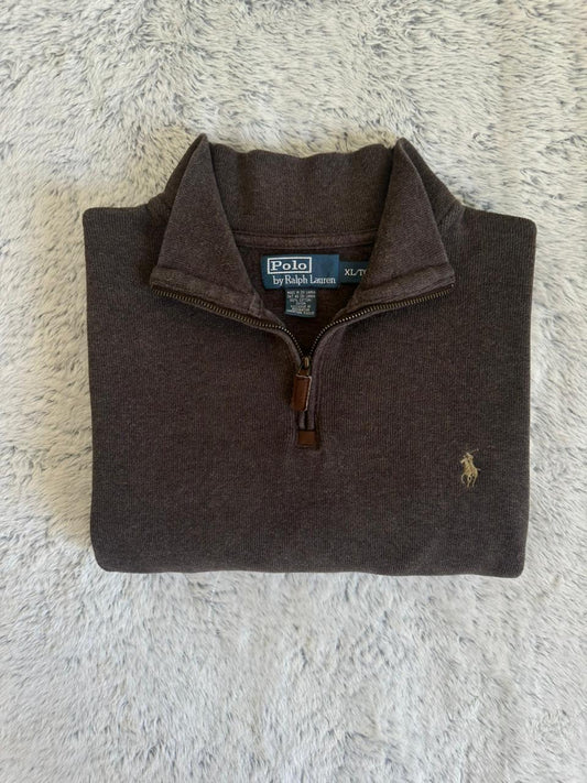Pull demi zippé RALPH LAUREN Taille XL Spot-Chic