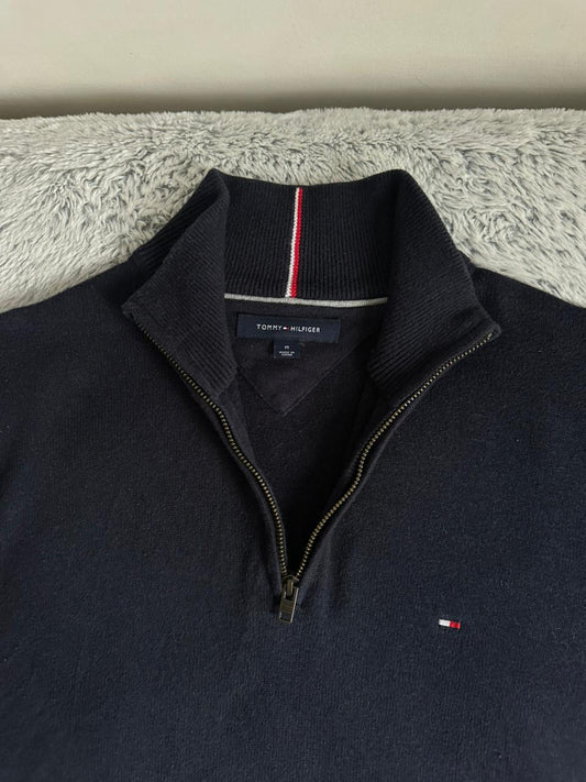 Pull demi zippé TOMMY HILFIGER Taille M Spot-Chic