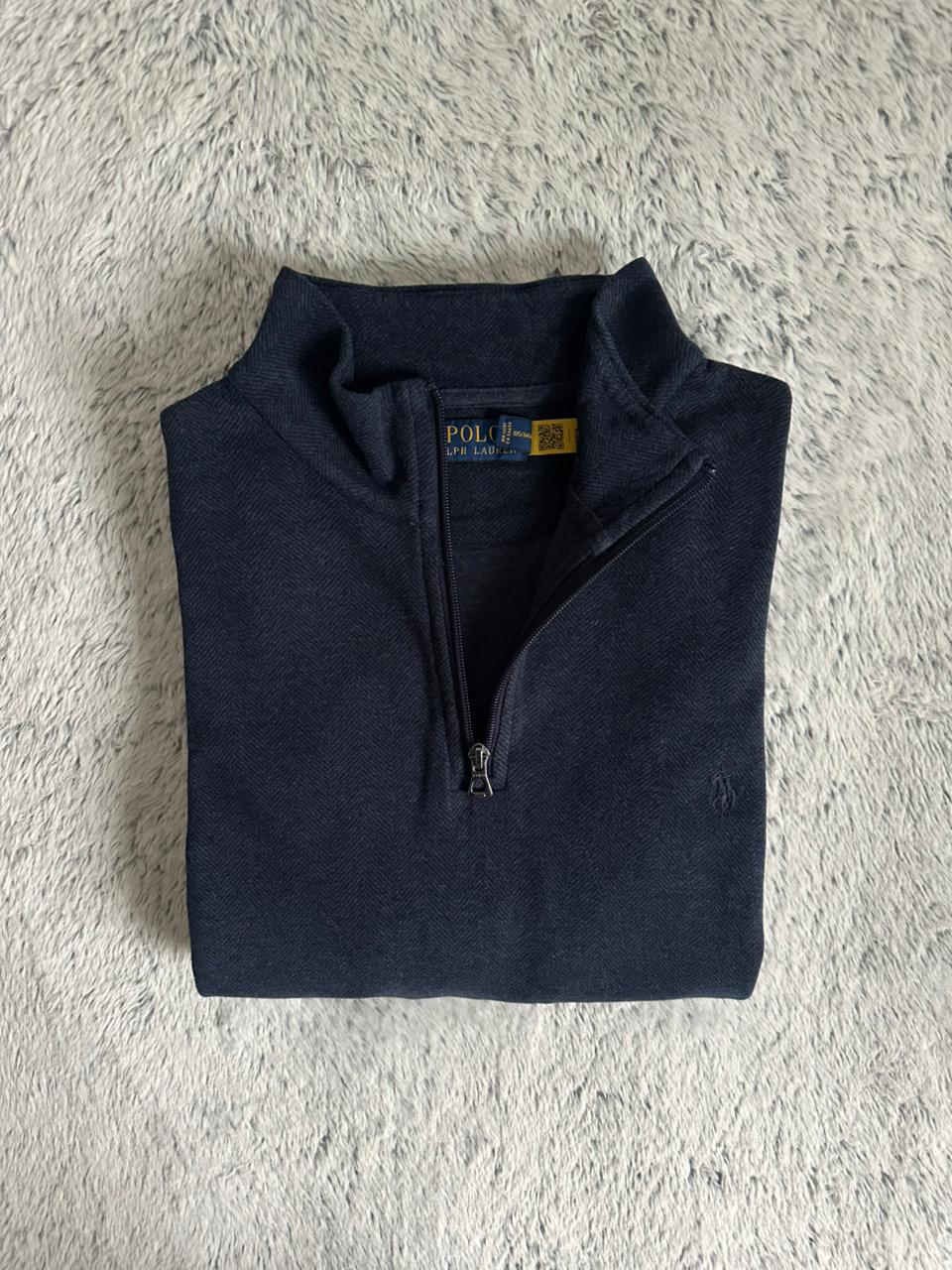 Pull demi zippé RALPH LAUREN Taille XL Spot-Chic