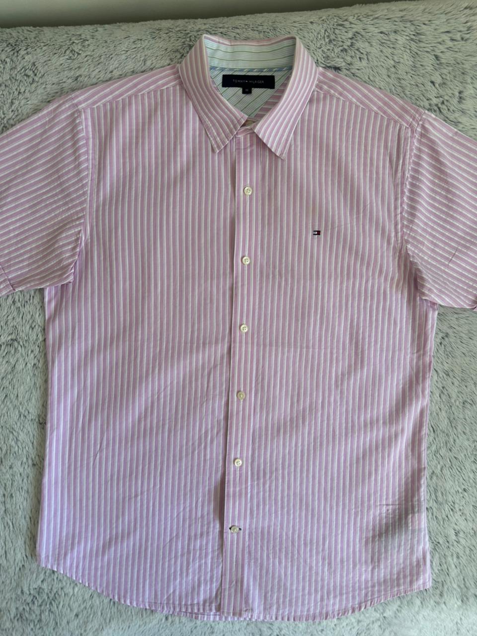 Chemise TOMMY HILFIGER demi manches Taille M Spot-Chic