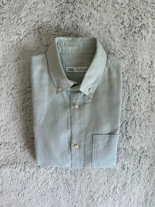 Chemise Zara en Lin Taille S Spot-Chic